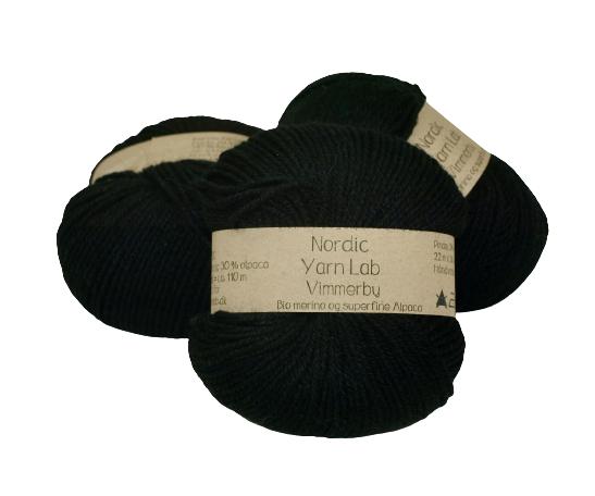 Vimmerby Black 0067 fra Nordic Yarn Lab