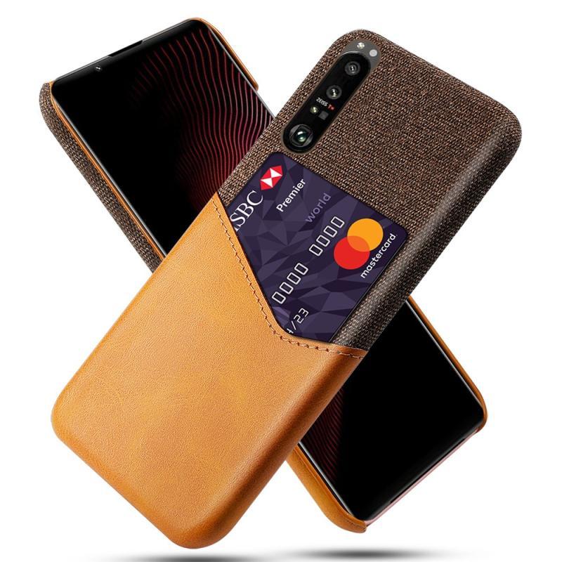 Sony Xperia III 5G Læder Cover med Kortholder - Brun