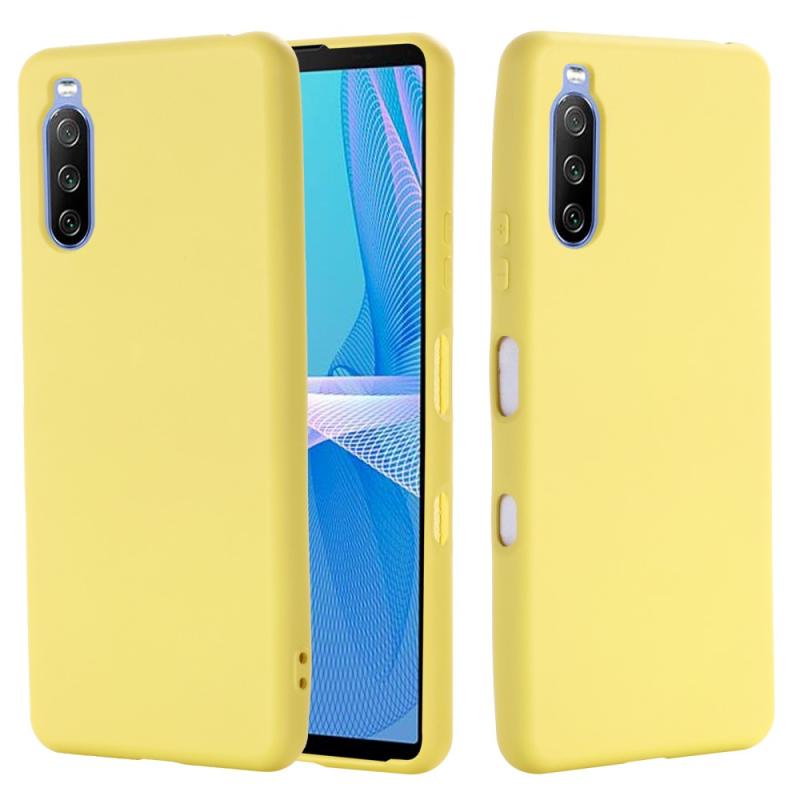 Sony Xperia 10 III Silikone Cover - Gul Design