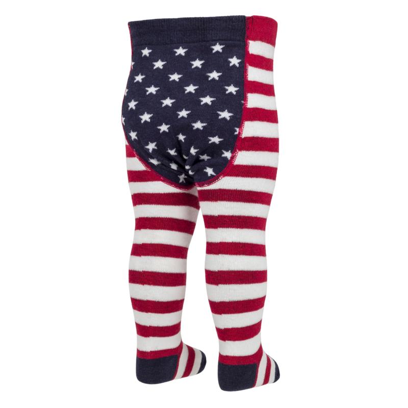 Børne Strømpebukser med Star And Stripes Motiver