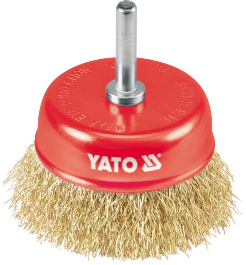 Stålbørste 75mm fra Yato