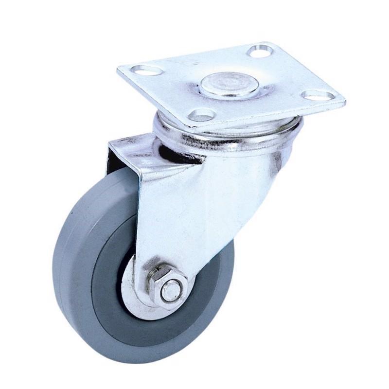 Swivel Castor 50 Mm With Grey Wheel   3701 fra Guitel