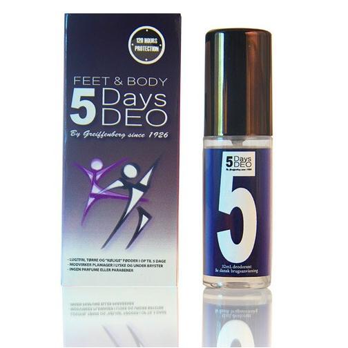 5 Days Deo Feet   Body  32ml