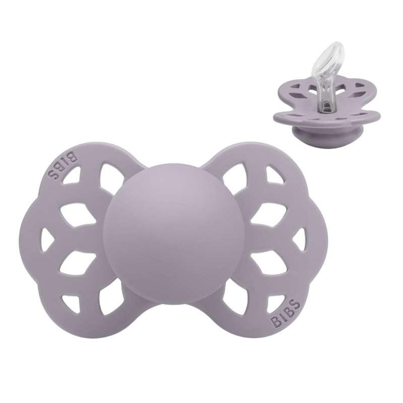 Symmetrisk Infinity Sut   Str. 1   Silikone   Fossil Grey fra Bibs