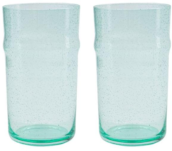 Rain Glas i Klar Blå - Elegant Drikkeglas til Sommeraftener