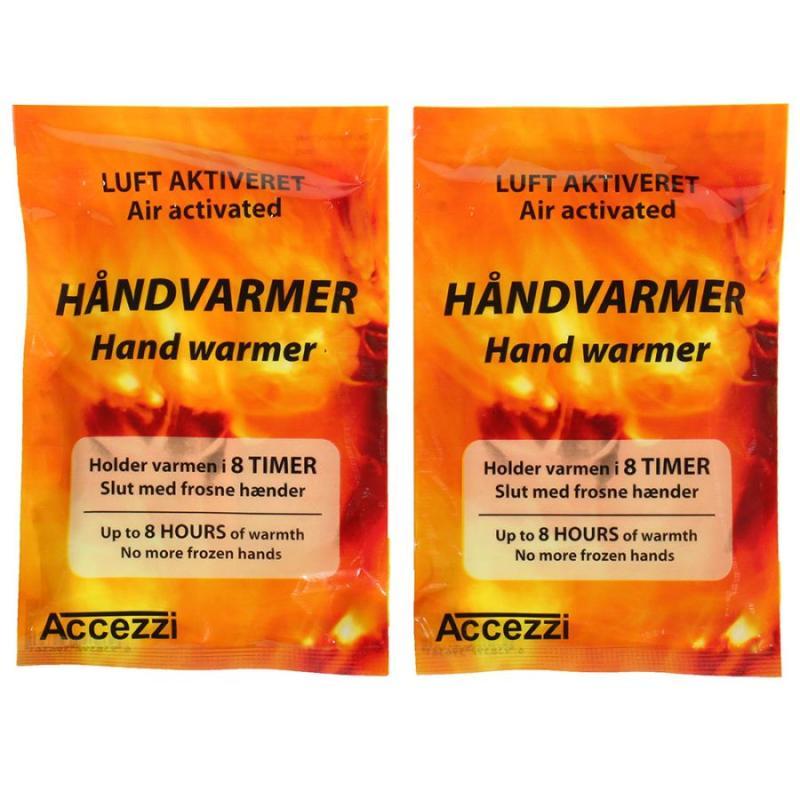 Praktiske håndvarmere fra Accezzi - Hold varmen i 8 timer!