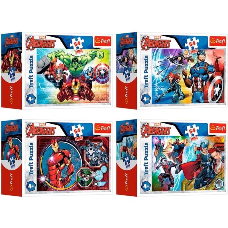 Avengers Puslespil 54 Brikker Assorteret 1 Stk