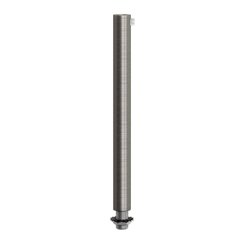 Cylinder Kabelklemme Metal Børstet Krom 15 Cm fra Creative Cables