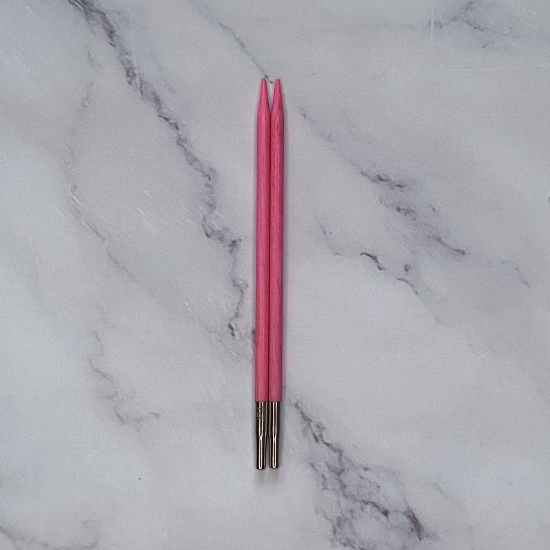 Blush Udskiftelige Strikkepindespidser 5 In fra Lykke Needles