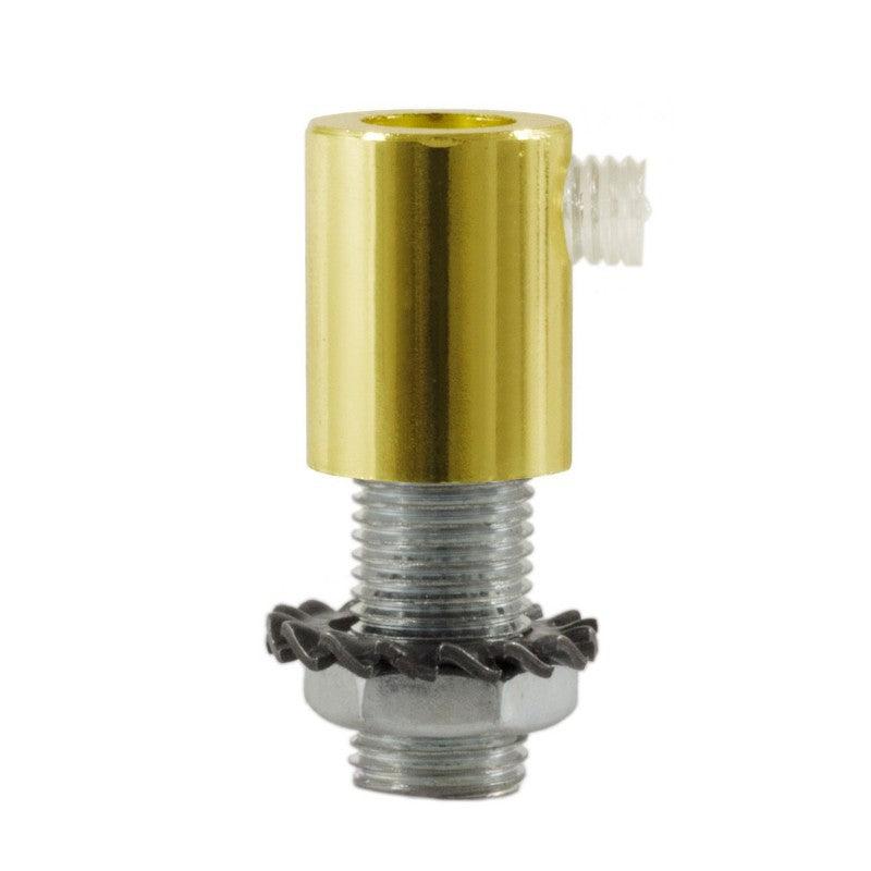 Cylinder Kabelklemme Metal Klar Messing fra Creative Cables