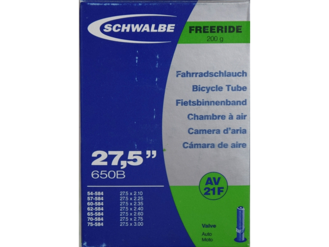 10400030, Schrader Ventil, 27,5", 53   76,2 Mm, 4 Cm, Sort, Ce fra Schwalbe