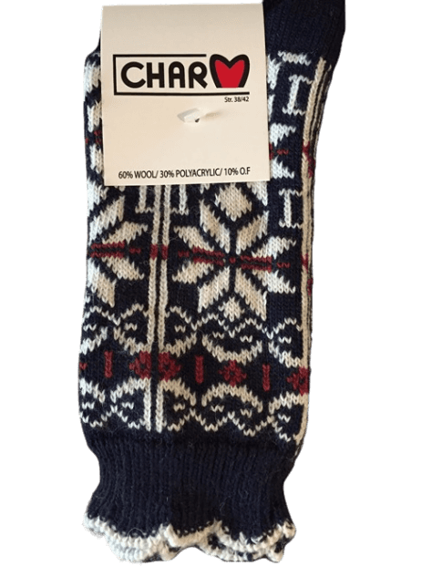 Uldsokker M  Snefnug fra Wool Of Scandinavia