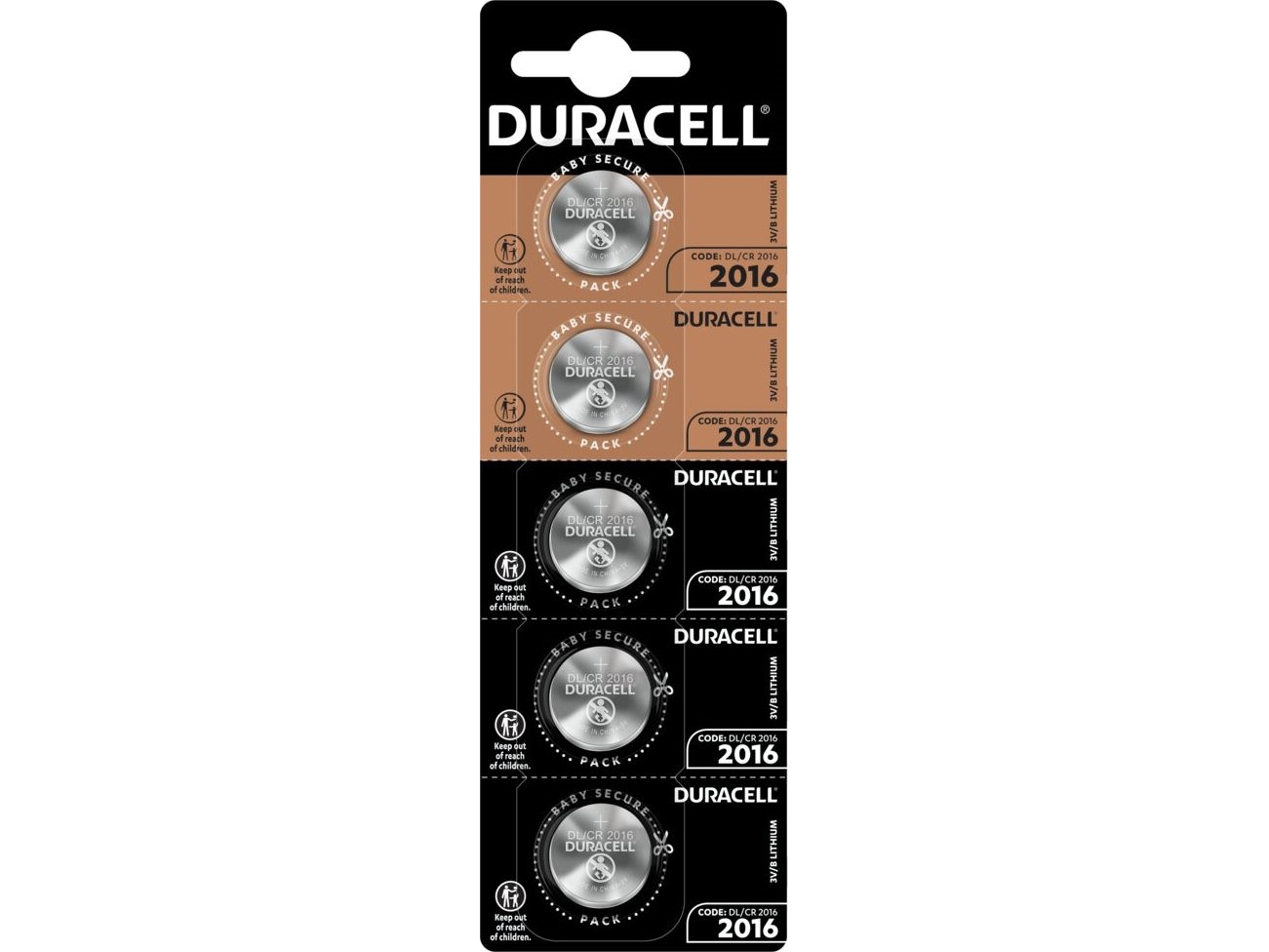 Duracell Basic 2016/5 Batteri - Fantastisk tilbud!