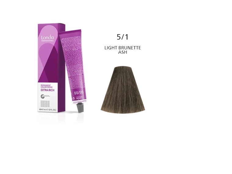 , Londacolor, Permanent Hair Dye,  Light Brunette Ash,  For Women fra Londa Professional hos Computersalg.dk 4064666216577