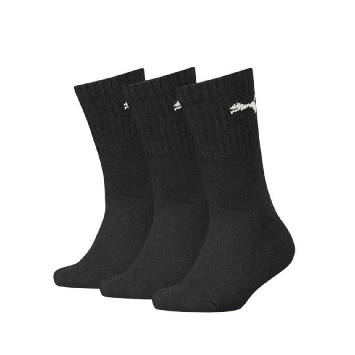 Sportsstrømper Puma 100000965 001 Sort Børns (3 Uds) 27 30 fra