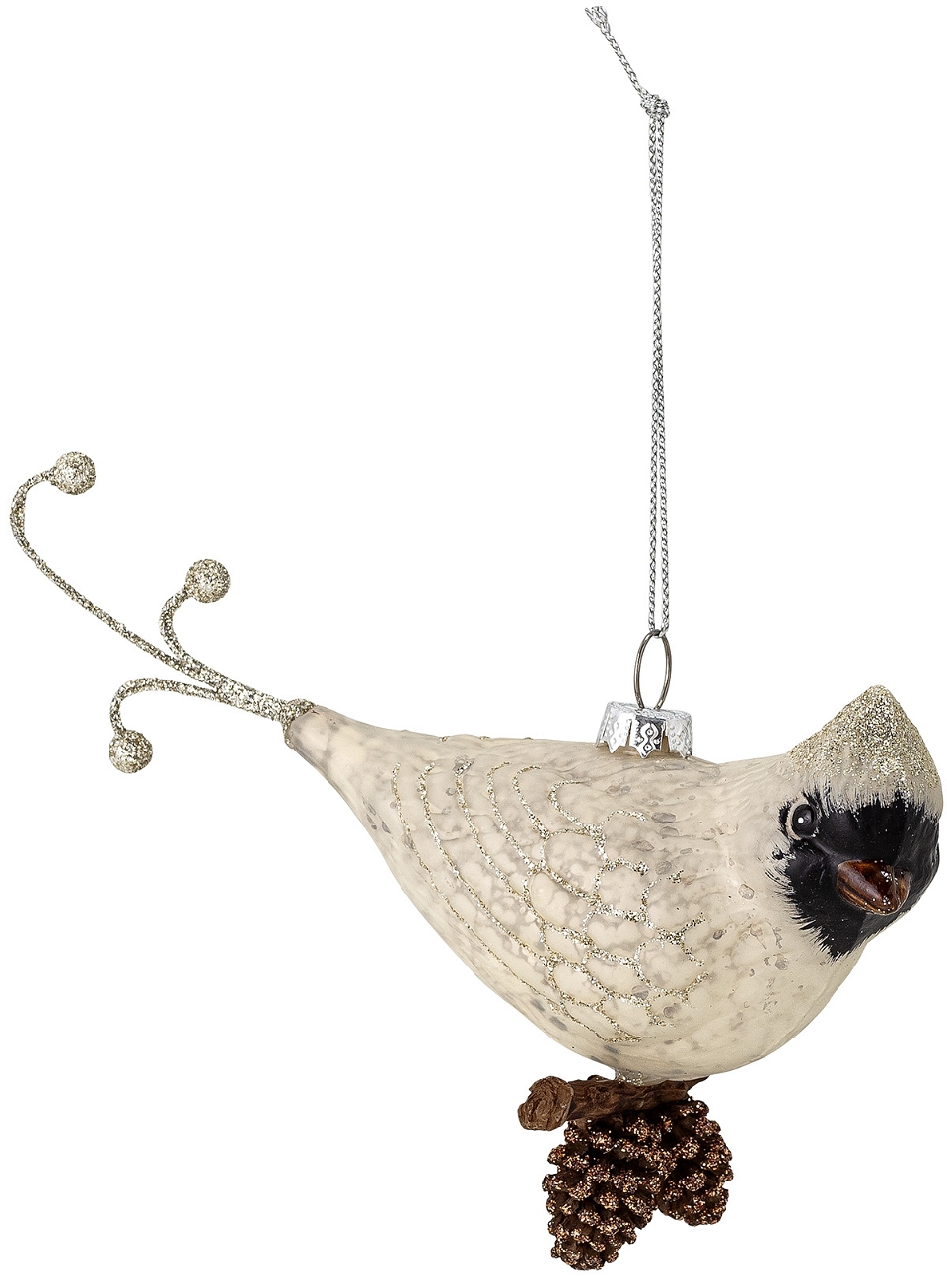 Ralfs  Ornament  Hvid  Glas
