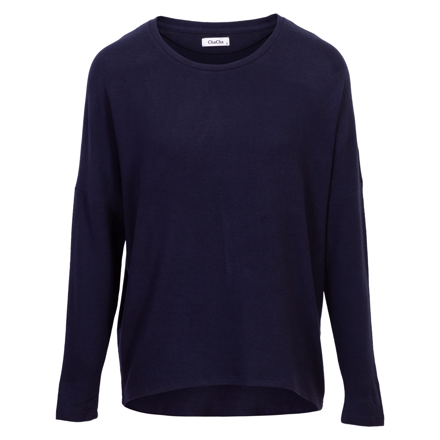 Chacha Navy Dame Bluse - Komfortabel og Stilfuld