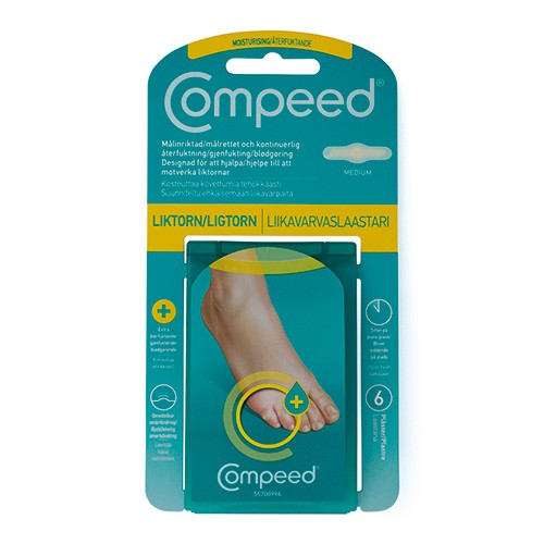 Compeed Ligtorn Moist Plaster - 6 Stk. til Smertefri Lindring