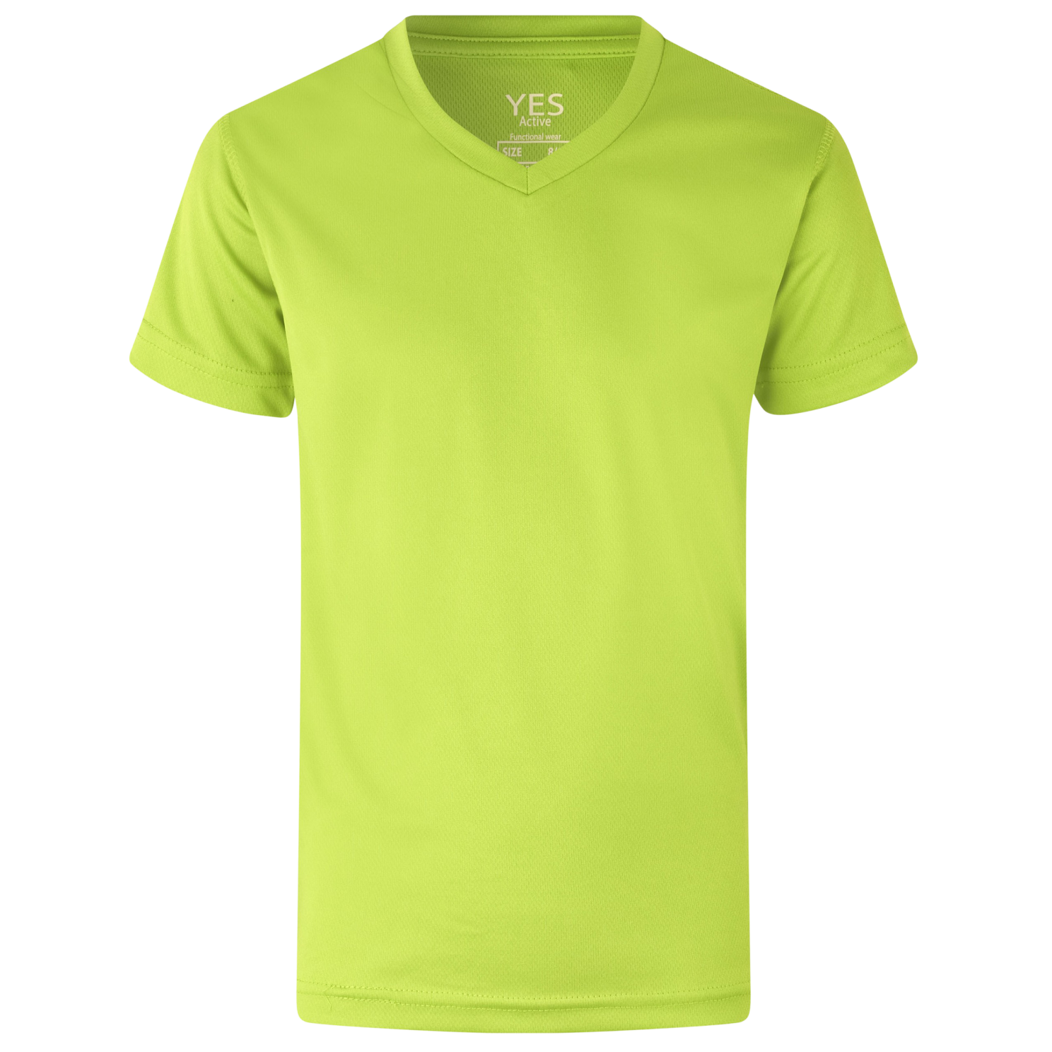 Aktiv Børne Trænings T-shirt i Lime fra Dansk.dk
