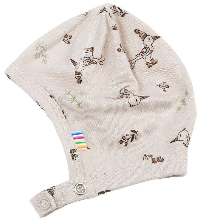 Babyhjelm   Bambus   Beige M. Fugle fra Joha