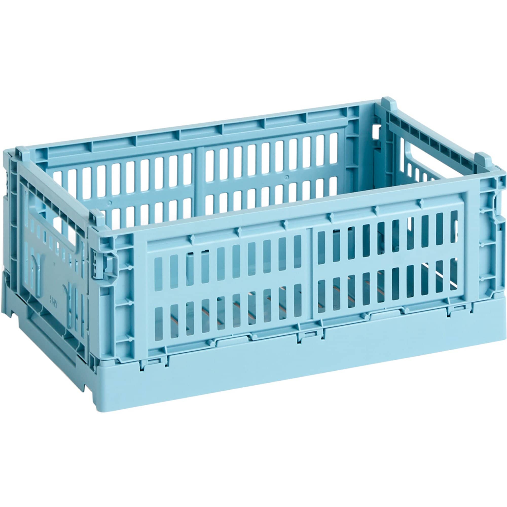 Colour Crate Opbevaringskasse, Small, Light Blue fra Hay