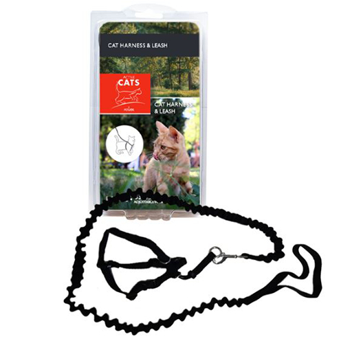 Active C  Premium Kattesele Med Snor