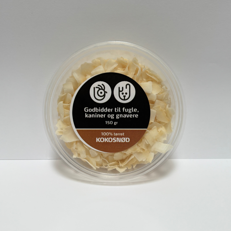 100  Tørret Kokosnød    Snack Til Gnavere