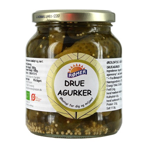 Drueagurker økologisk  370 Ml     fra Rømer
