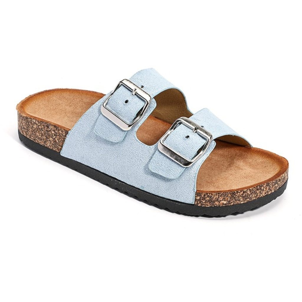 Bertha Dame Sandaler Wd295   Celeste fra Shoes