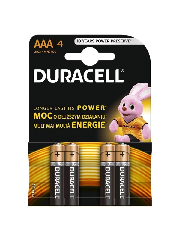 Duracell Coppertop MN 2400 AAA Alkalisk Batteri på Tilbud