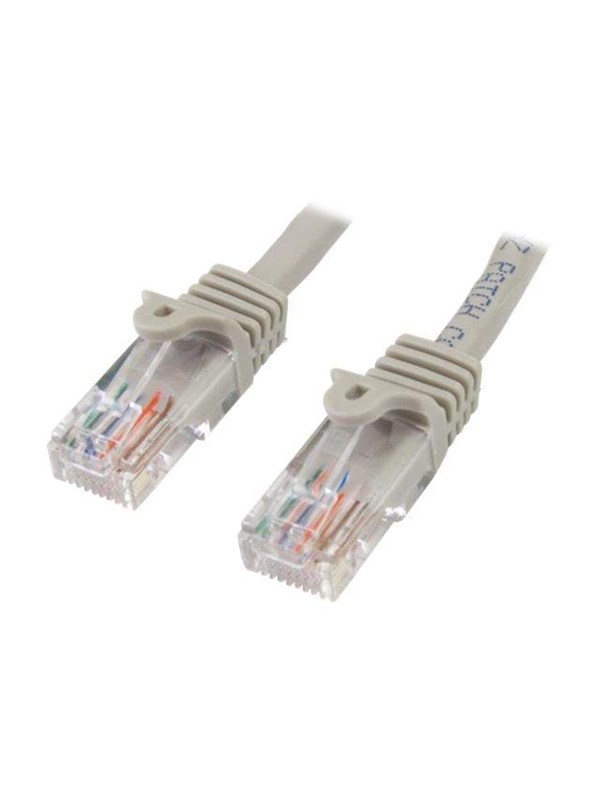 10m Grå Cat5e Snagless Ethernet Patchkabel - Udsalg!