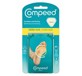 Compeed Hård Hud Plaster Medium - 6 Stk til Tryksmerter