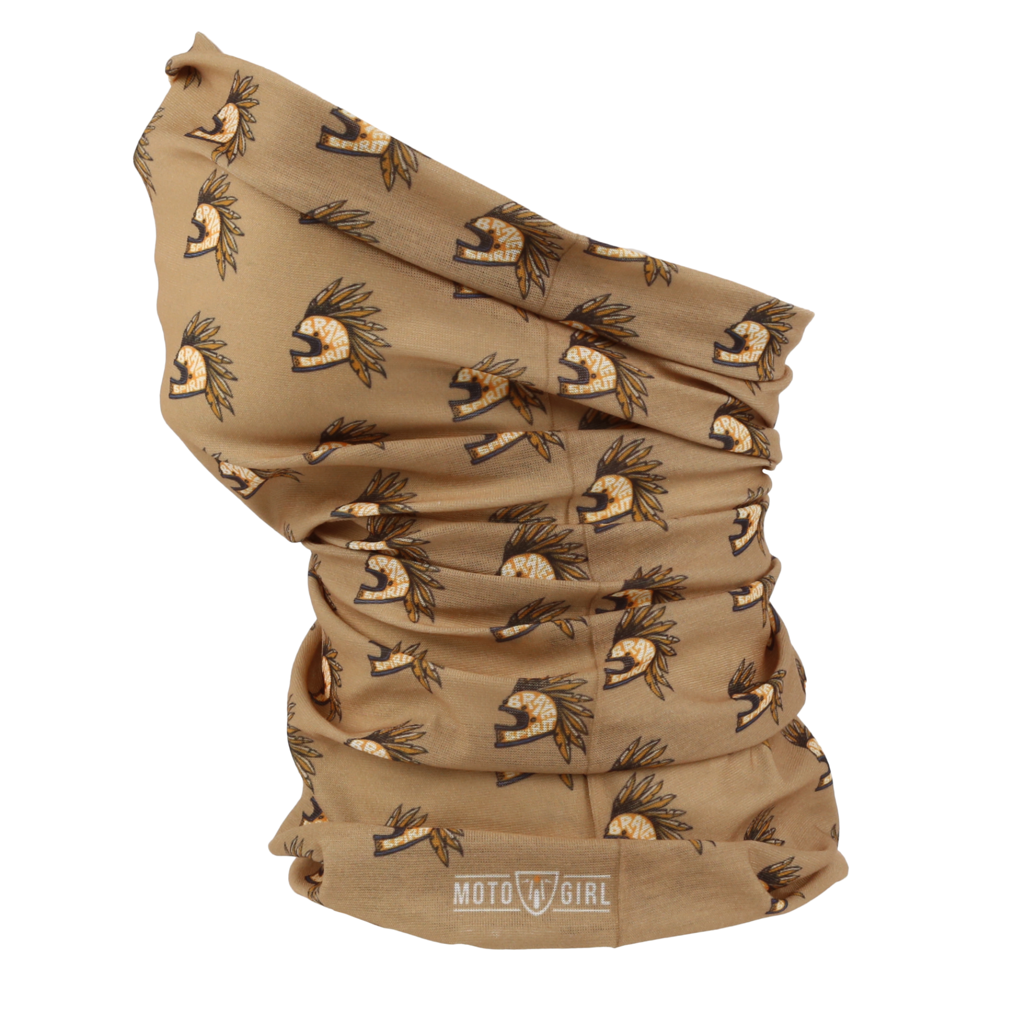 Brave Spirit Sand   Motorcykel Neck Tube fra Moto Girl