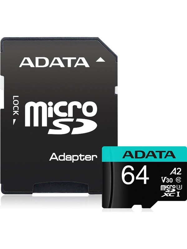 -data Premier Pro Microsd Sd V30s 100mb   64gb