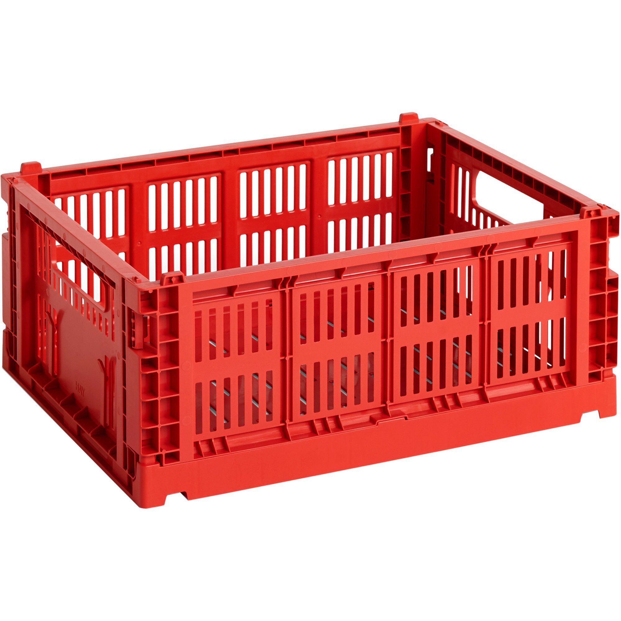 Colour Crate Opbevaringskasse, Medium, Red fra Hay