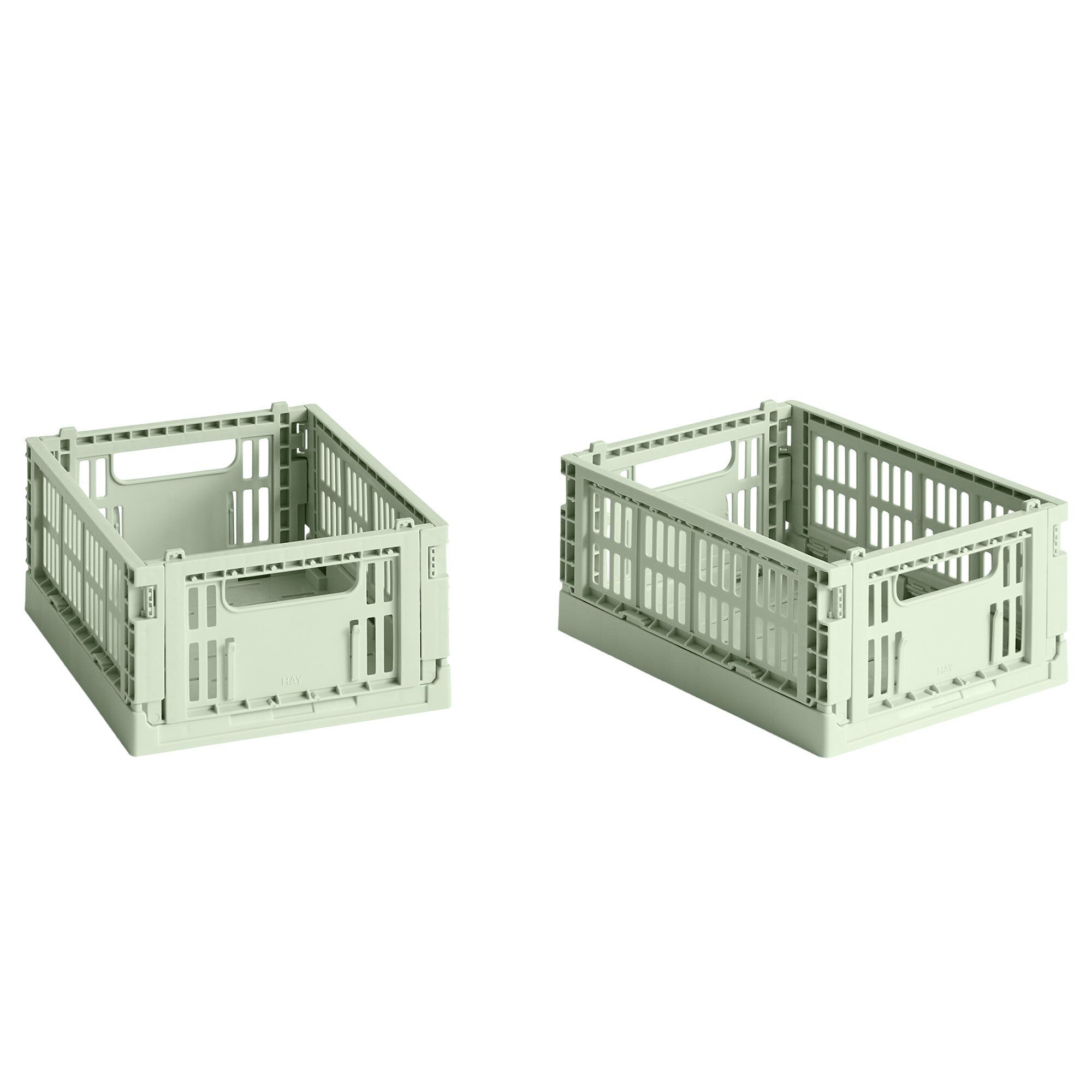 Colour Crate Opbevaringskasse Mini Mint, 2 Stk. fra Hay