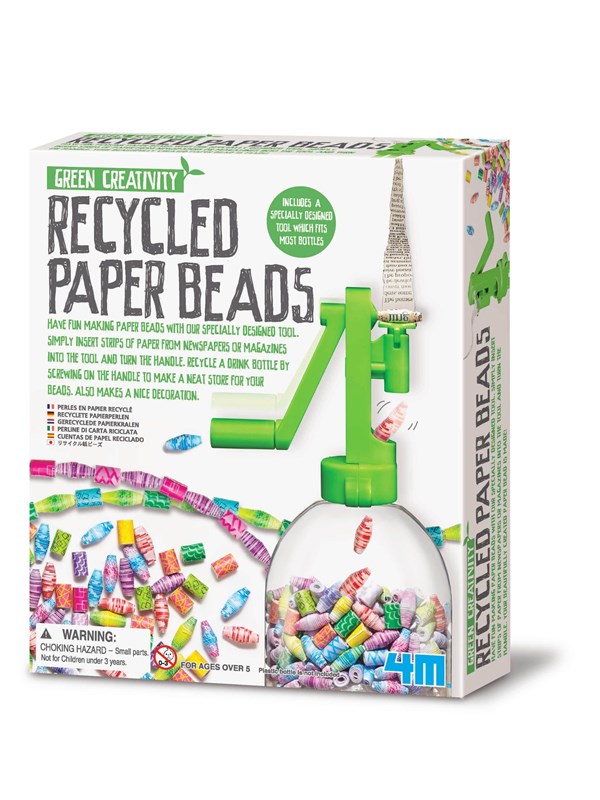 4m Green Creativity Recycled Paper Beads