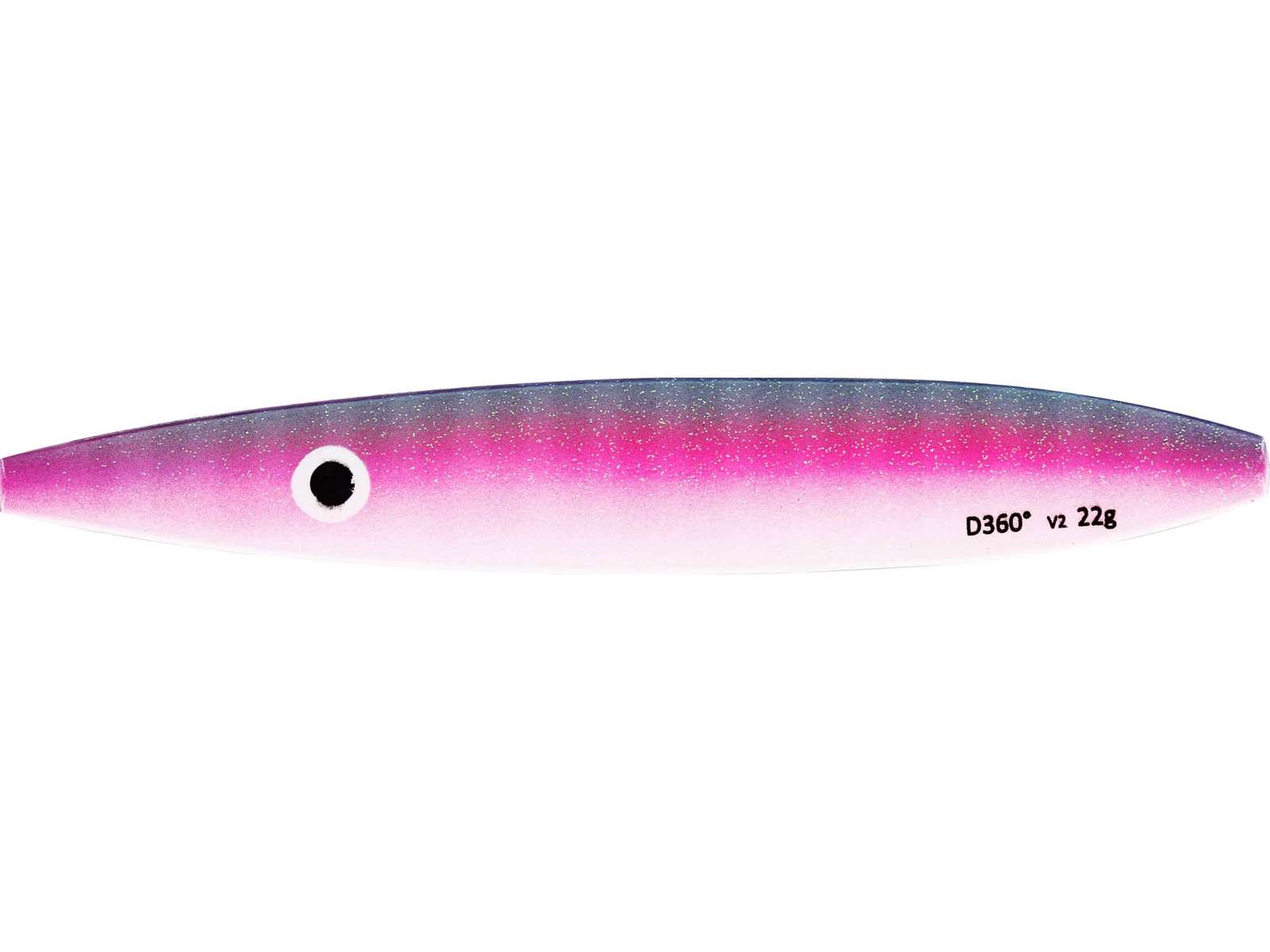 360° V2 18g Blink Uv Stribet Pink fra Westin - Fiskegrej